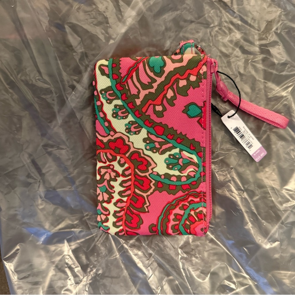Pink Paisley Pattern coin purse
